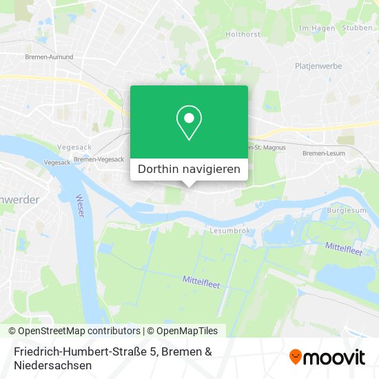 Friedrich-Humbert-Straße 5 Karte
