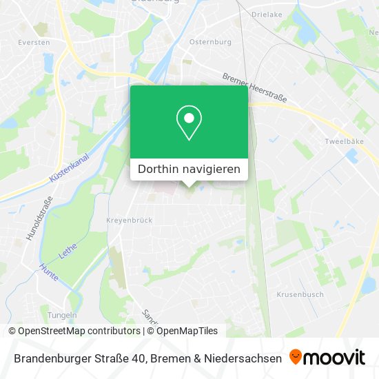 Brandenburger Straße 40 Karte