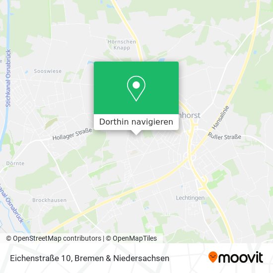 Eichenstraße 10 Karte