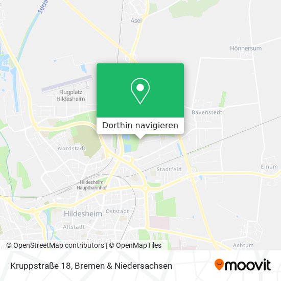 Kruppstraße 18 Karte