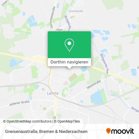 Gneisenaustraße Karte