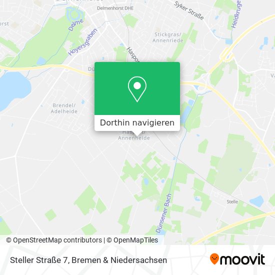 Steller Straße 7 Karte