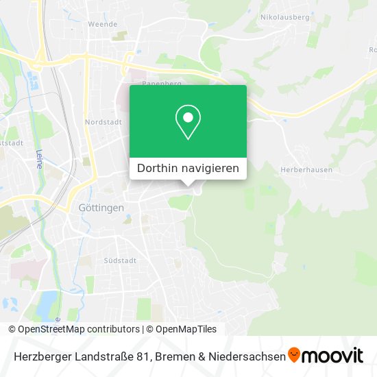 Herzberger Landstraße 81 Karte
