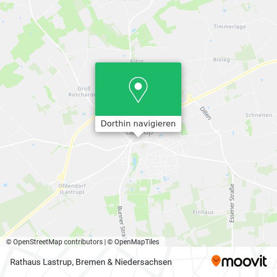 Rathaus Lastrup Karte