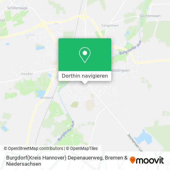 Burgdorf(Kreis Hannover) Depenauerweg Karte