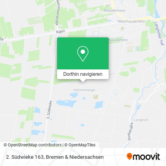 2. Südwieke 163 Karte