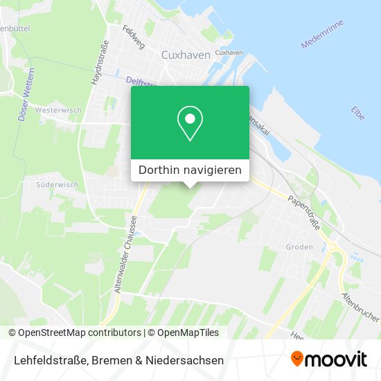 Lehfeldstraße Karte