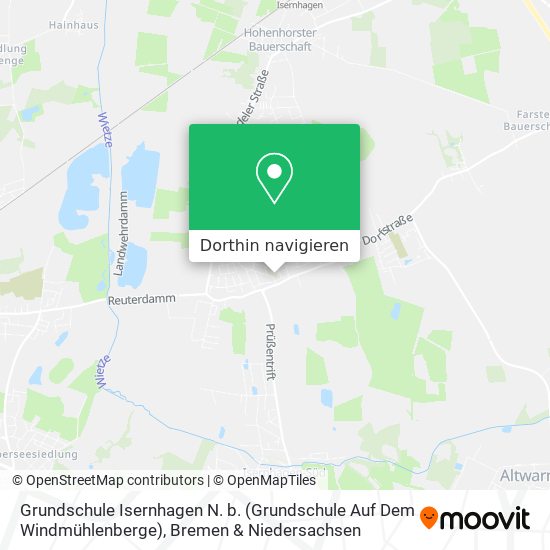 Grundschule Isernhagen N. b. (Grundschule Auf Dem Windmühlenberge) Karte