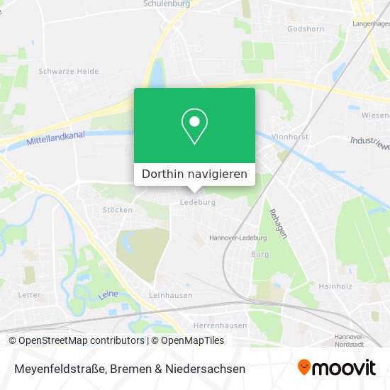 Meyenfeldstraße Karte