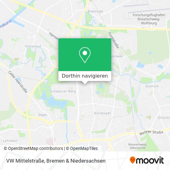 VW Mittelstraße Karte