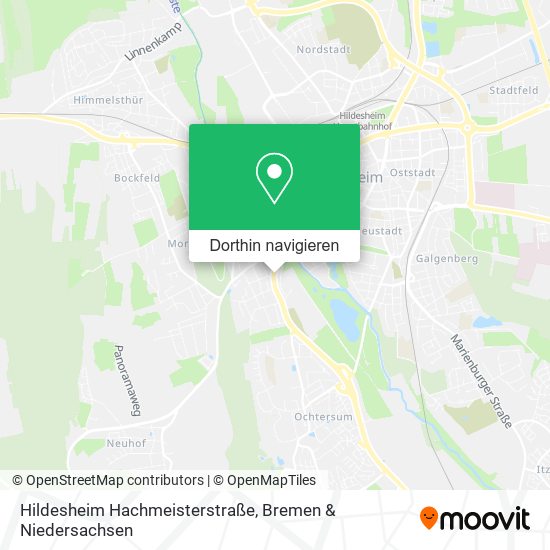 Hildesheim Hachmeisterstraße Karte