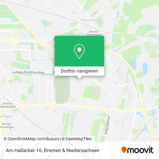 Am Hallacker 16 Karte