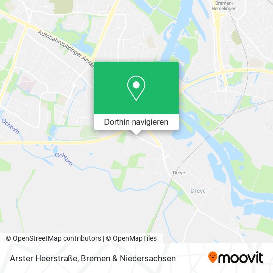 Arster Heerstraße Karte