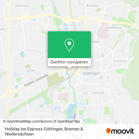 Holiday Inn Express Göttingen Karte