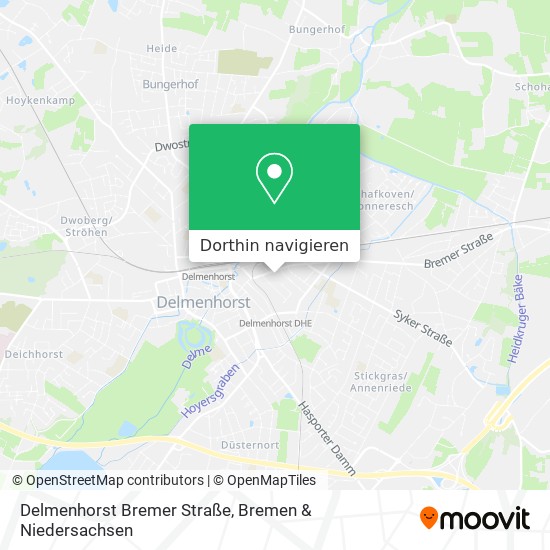 Delmenhorst Bremer Straße Karte