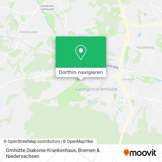 Gmhütte Diakonie-Krankenhaus Karte