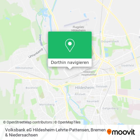 Volksbank eG Hildesheim-Lehrte-Pattensen Karte