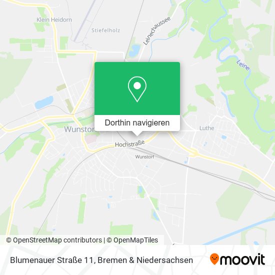 Blumenauer Straße 11 Karte