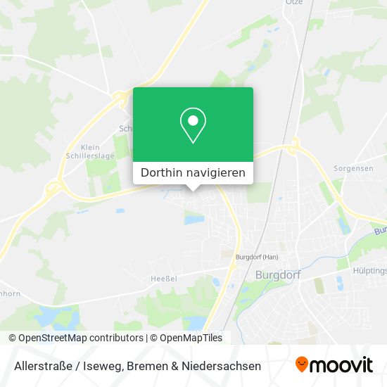 Allerstraße / Iseweg Karte