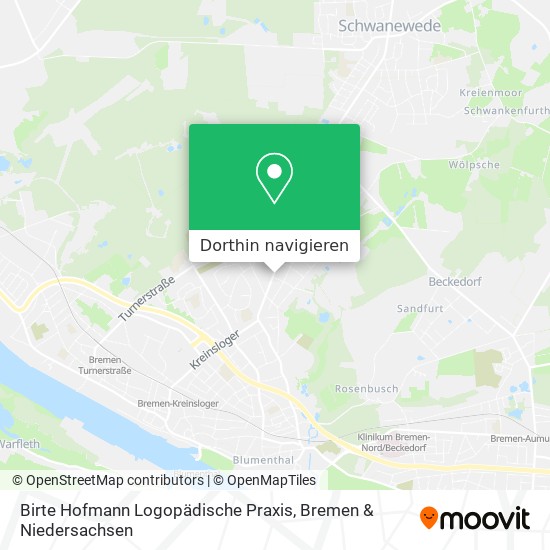 Birte Hofmann Logopädische Praxis Karte