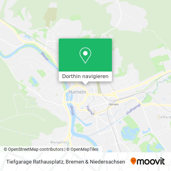 Tiefgarage Rathausplatz Karte
