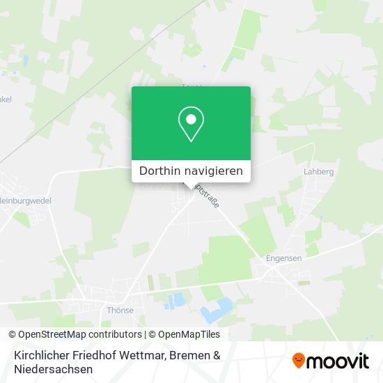 Kirchlicher Friedhof Wettmar Karte