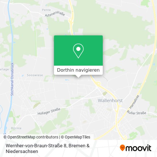 Wernher-von-Braun-Straße 8 Karte