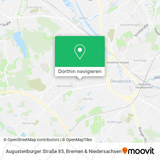 Augustenburger Straße 85 Karte