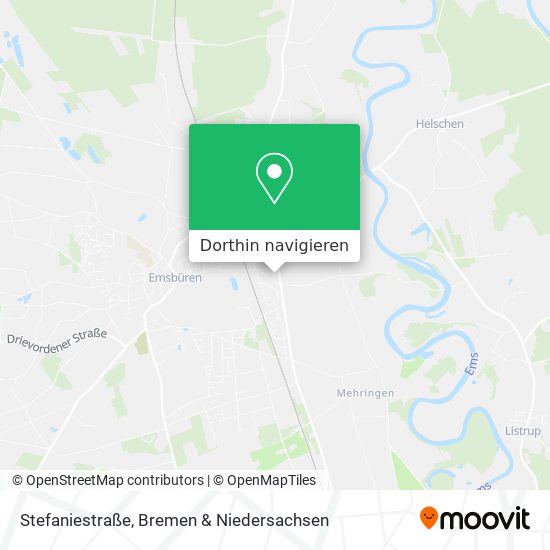 Stefaniestraße Karte