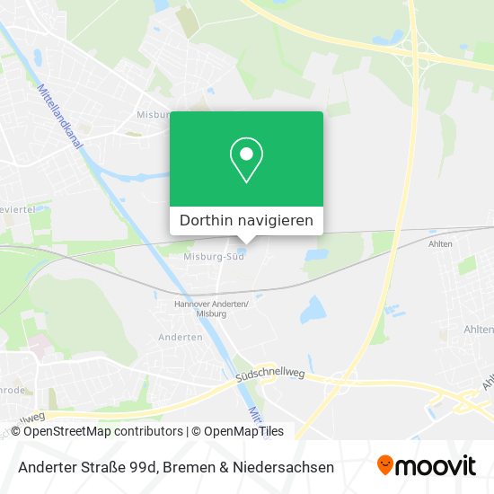 Anderter Straße 99d Karte