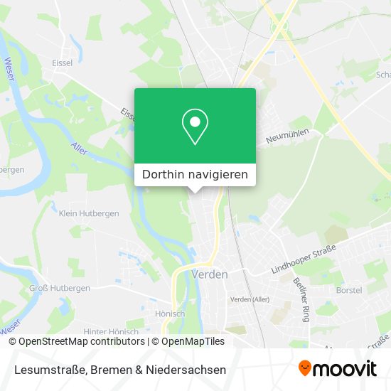 Lesumstraße Karte