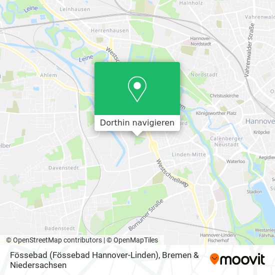 Fössebad (Fössebad Hannover-Linden) Karte