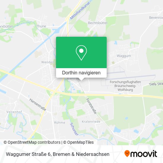 Waggumer Straße 6 Karte