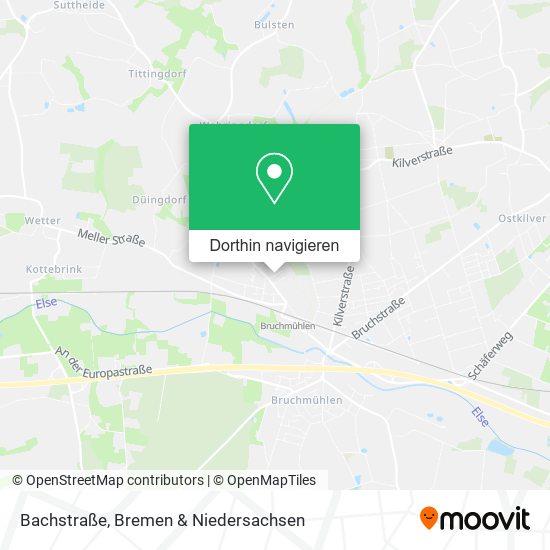 Bachstraße Karte