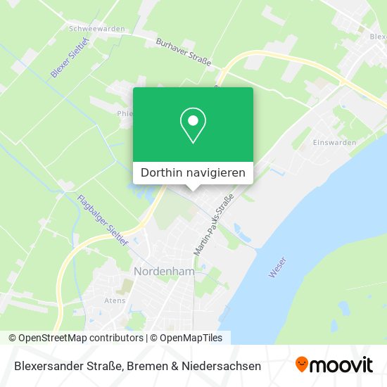 Blexersander Straße Karte