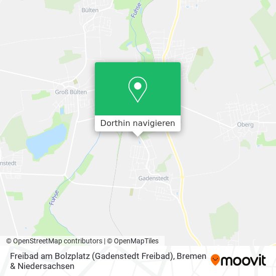 Freibad am Bolzplatz (Gadenstedt Freibad) Karte