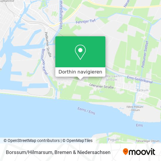 Borssum/Hilmarsum Karte