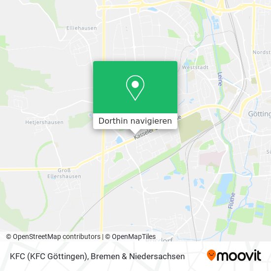 KFC (KFC Göttingen) Karte