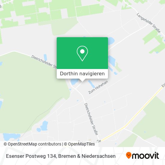 Esenser Postweg 134 Karte