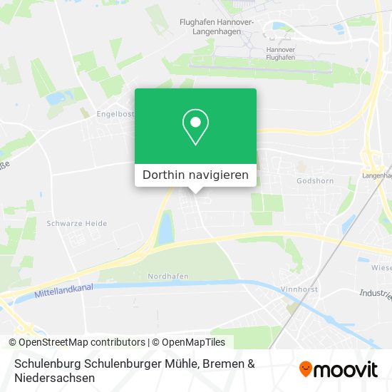 Schulenburg Schulenburger Mühle Karte