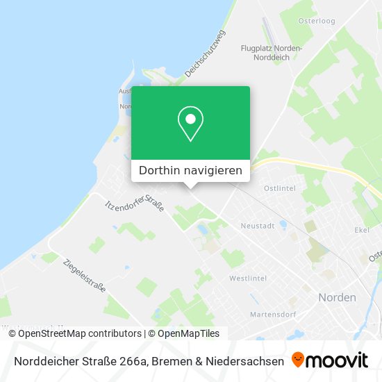 Norddeicher Straße 266a Karte