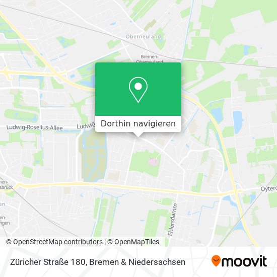 Züricher Straße 180 Karte
