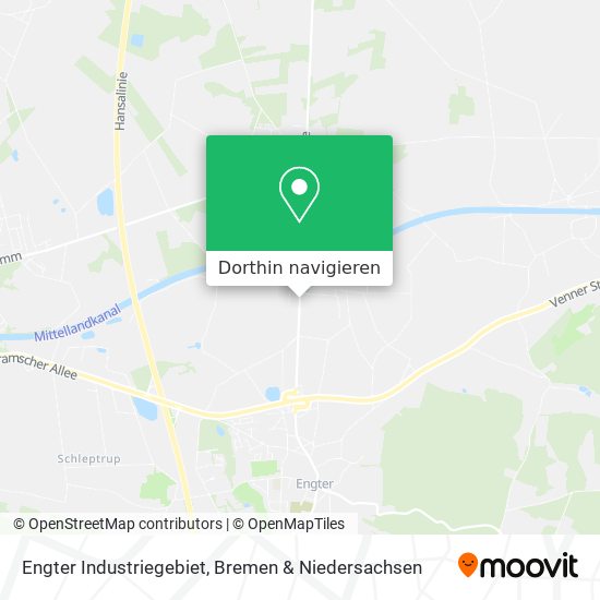 Engter Industriegebiet Karte