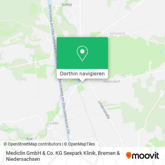 Mediclin GmbH & Co. KG Seepark Klinik Karte