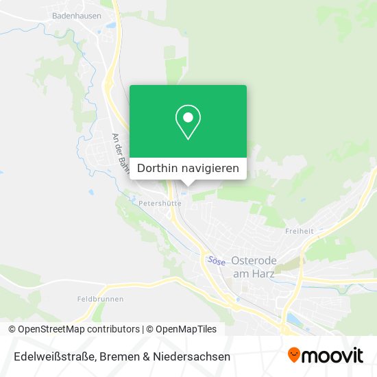 Edelweißstraße Karte