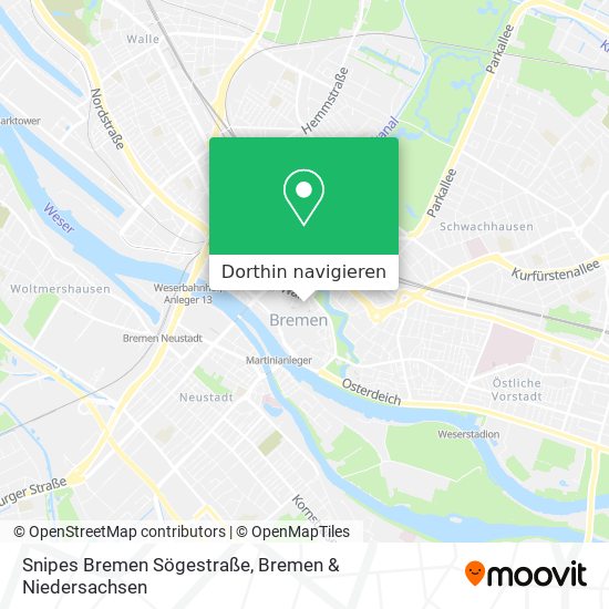 Snipes Bremen Sögestraße Karte