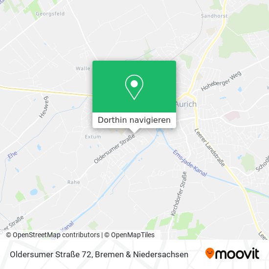 Oldersumer Straße 72 Karte