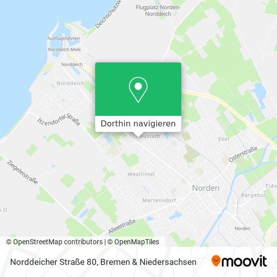 Norddeicher Straße 80 Karte