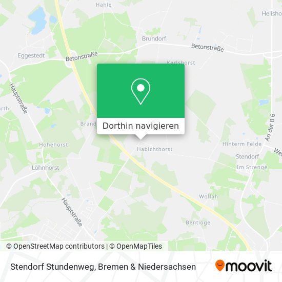 Stendorf Stundenweg Karte