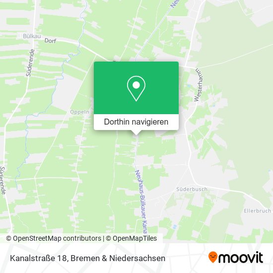 Kanalstraße 18 Karte